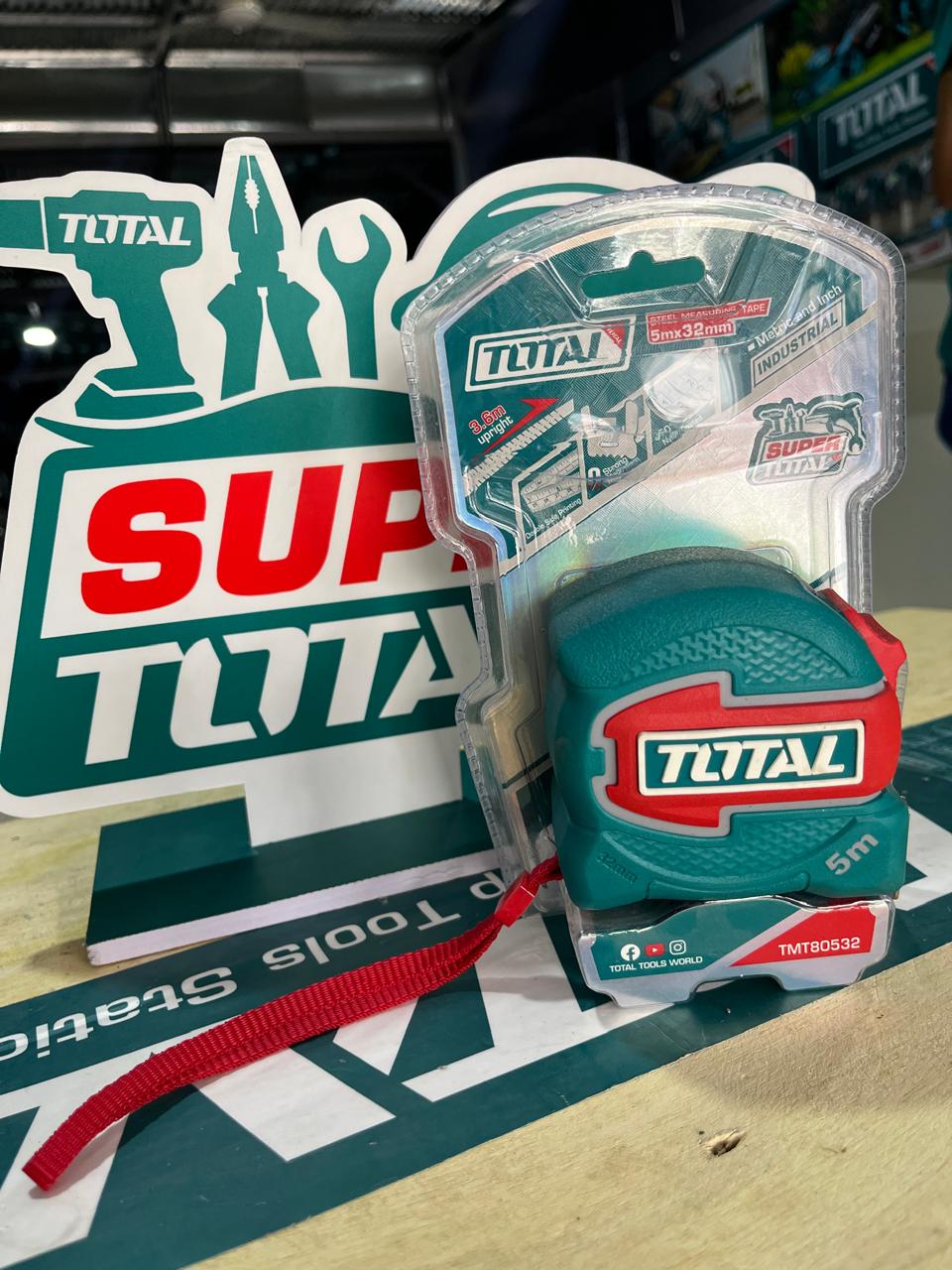 CINTA METRICA 5 METROS REFORZADA TMT80532